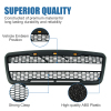 Picture of Front Grill Compatible with 2004 2005 2006 2007 2008 Ford F-150 Grille with Lights Black