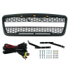 Picture of Front Grill Compatible with 2004 2005 2006 2007 2008 Ford F-150 Grille with Lights Black
