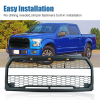 Picture of Front Grille Grill Fit for 2015 2016 2017 Ford F-150 with Lights Black