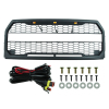 Picture of Front Grille Grill Fit for 2015 2016 2017 Ford F-150 with Lights Black