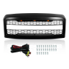 Picture of Front Grill Front Mesh Grille Fit for 2008 2009 Ford F-250 with Lights Black